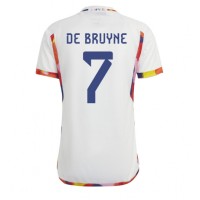 Camisa de time de futebol Bélgica Kevin De Bruyne #7 Replicas 2º Equipamento Mundo 2022 Manga Curta
